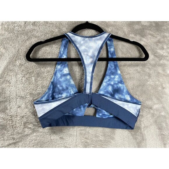 Victoria’s Secret PINK Blue Tie-Dye Sports Bra – Strappy Racerback – Size [S/M] - Picture 10 of 11